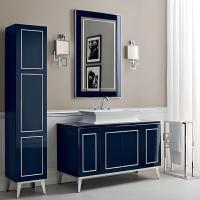 Зеркало для ванной Oasis Rivoli 
 000SVCC070CR (M556) хром, лак черный матовый M556