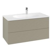 Тумба под раковину 988х493 мм Villeroy & Boch Antao L05100HK цвет Stone Grey Matt Lacquer