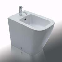 Биде напольное Globo Stone ST010.BI 52х36см, c 1 отв.под смеситель, цвет: белый