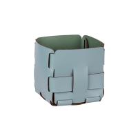 Корзинка ADJ Mini Bottega 1013.50/60 для мелочей, 12x12xH13 см, небесный/эвкалипт