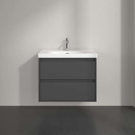 тумба под раковину 770 мм villeroy & boch skyla c79600vr цвет graphite