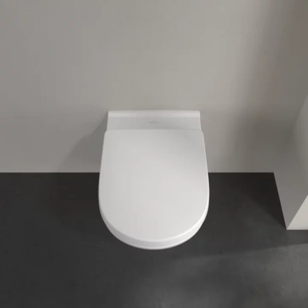 унитаз подвесной villeroy & boch o'novo 5660r0r1 безободковый, цвет альпийский белый ceramicplus
