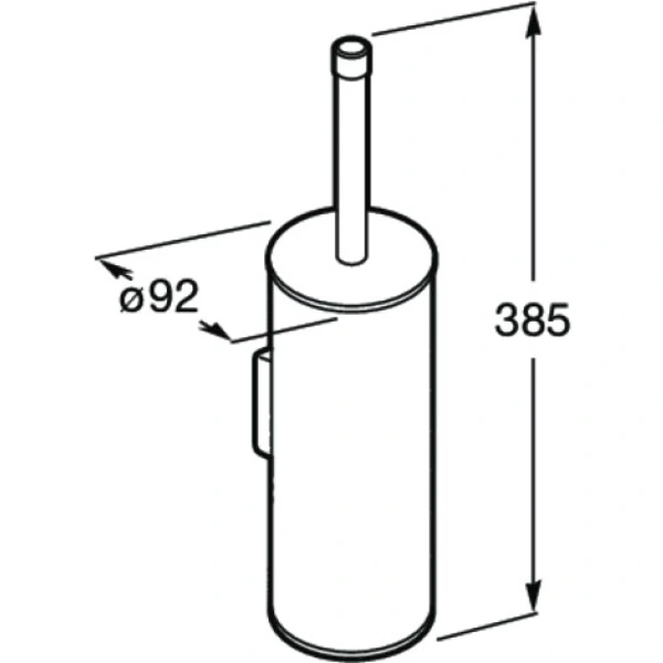 Ёршик для унитаза Roca Superinox 817305002