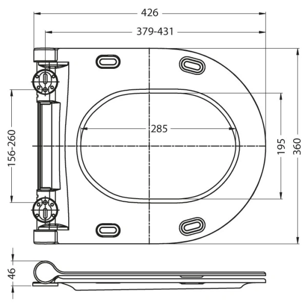сиденье belbagno bb4030sc белое с механизмом soft close 